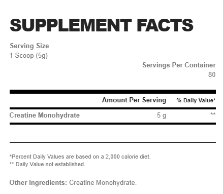 Supplement Facts