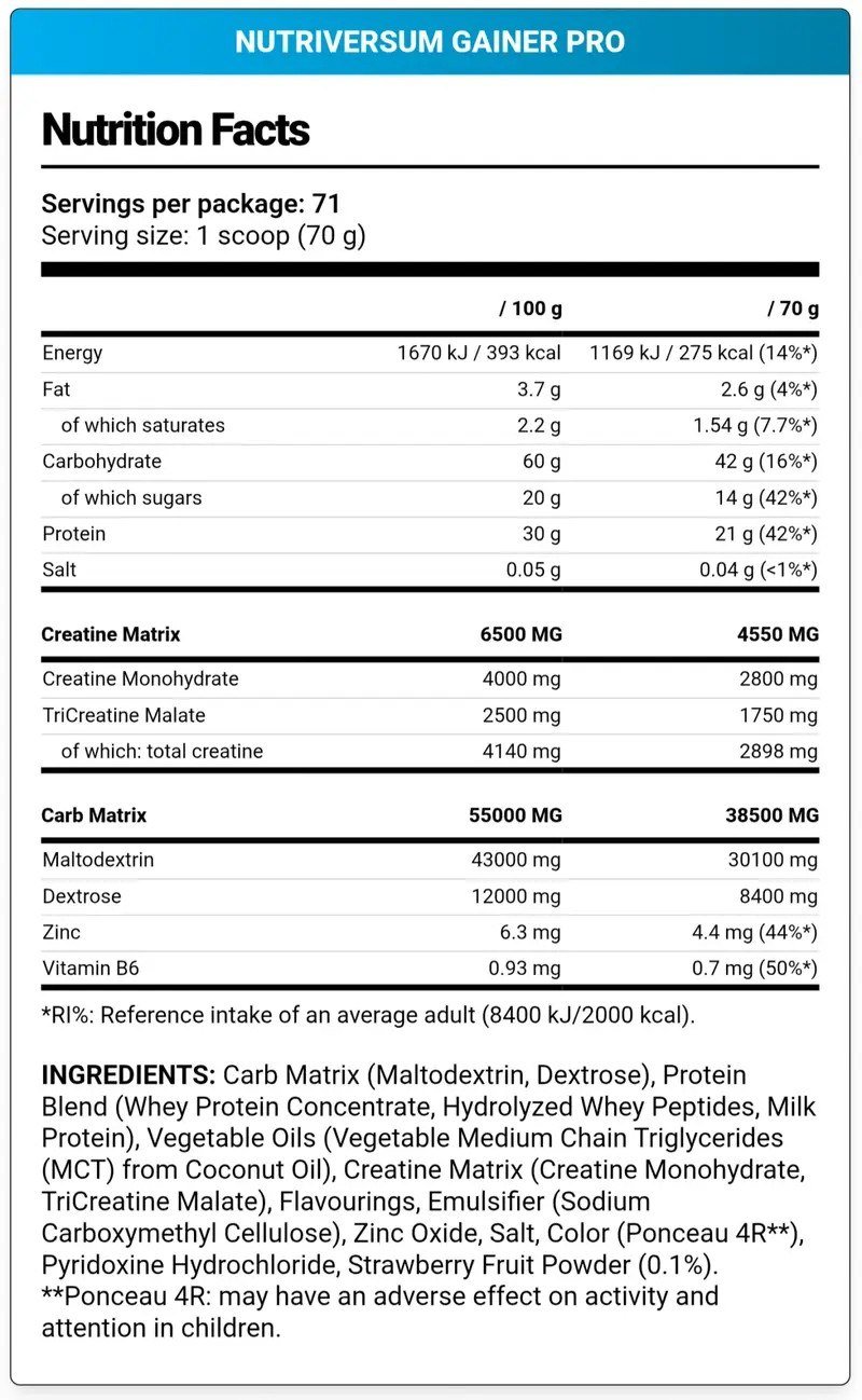 Supplement Facts