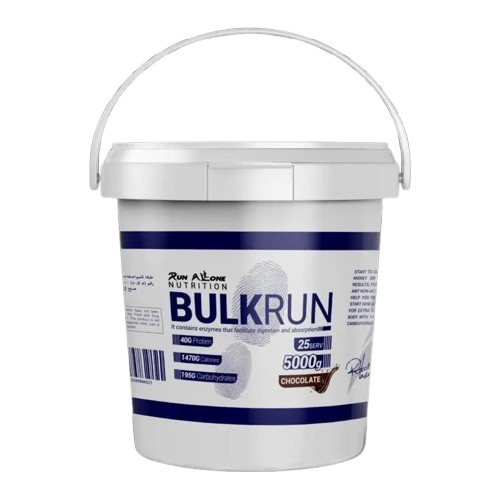 Run Alone Nutrition, Bulk Mass Gainer, 5kg, 25 Servings