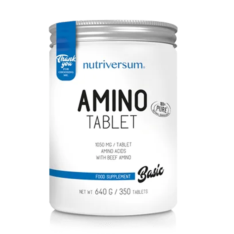 Nutriversum Amino Tablet Basic – 1050mg Amino Acids – 350 Tablets