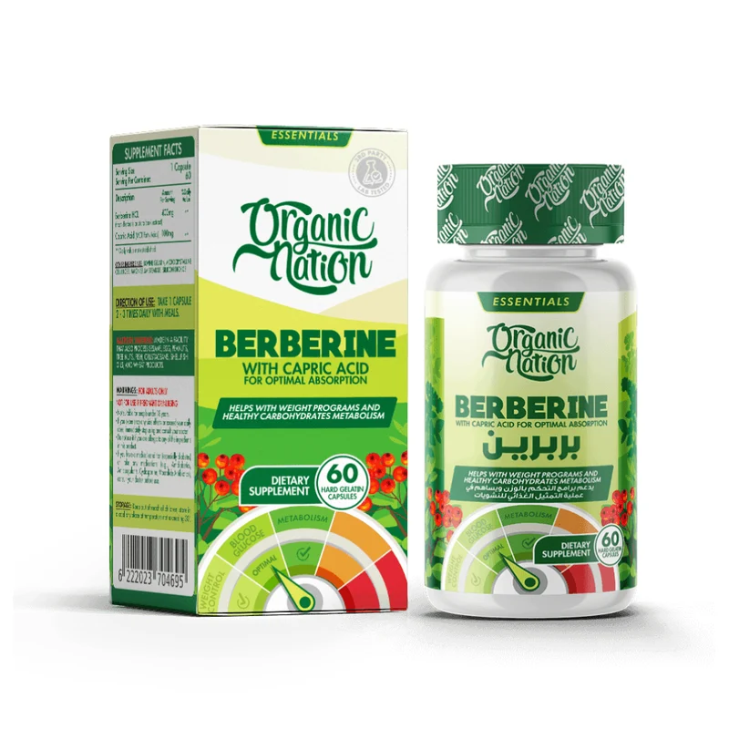 Organic Nation Berberine with Capric Acid